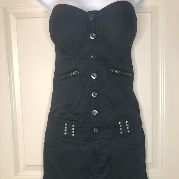 Guess Denim Black Skirtall Size XS - Picture 1 of 7